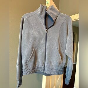Lululemon Brushed Softstreme Funnel Neck Zip Up